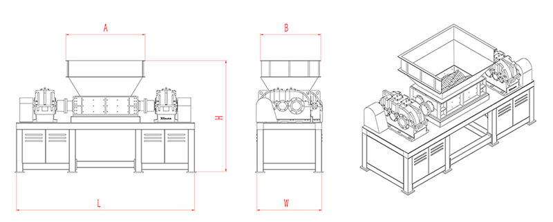 <a href='http://m.yuguangyingye.cn/ssxl/1621.html' target='_blank'><span>壓塊撕碎機</span></a>結構