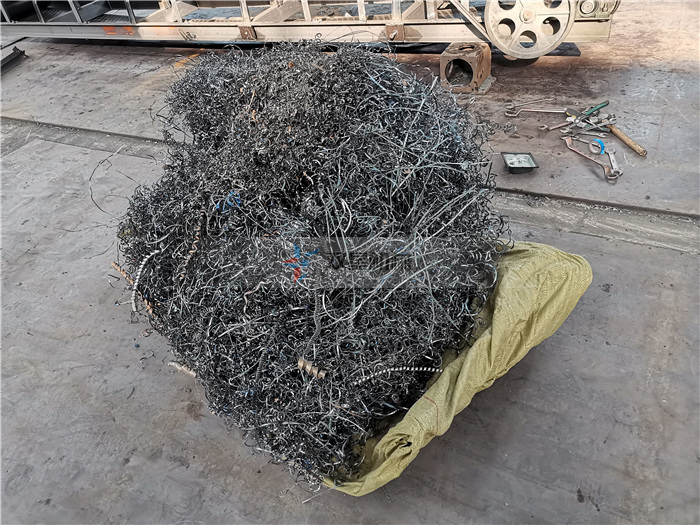 鐵屑粉碎機粉碎效果